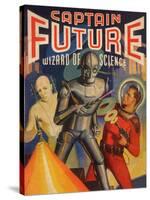 Captain Future Wizard of Science Television Poster-null-Stretched Canvas