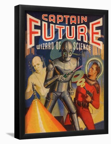 Captain Future Wizard of Science Television Poster-null-Framed Poster