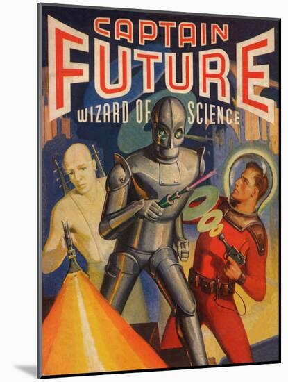 Captain Future Wizard of Science Television Poster-null-Mounted Poster