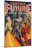 Captain Future Wizard of Science Television-null-Mounted Art Print