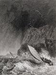 The Boats off Walden Island in a Snow Storm, August 12th 1827-Captain George Francis Lyon-Framed Stretched Canvas