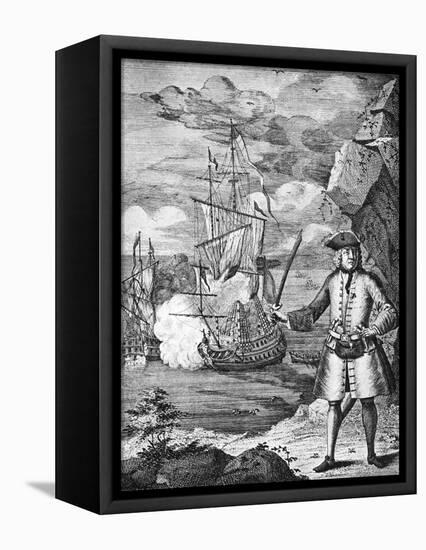 Captain Henry Avery, Pirate-null-Framed Stretched Canvas