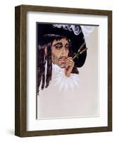 Captain Hook, from 'Peter Pan' by J.M. Barrie-Anne Grahame Johnstone-Framed Giclee Print