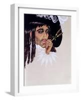 Captain Hook, from 'Peter Pan' by J.M. Barrie-Anne Grahame Johnstone-Framed Giclee Print