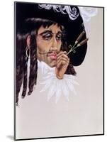Captain Hook, from 'Peter Pan' by J.M. Barrie-Anne Grahame Johnstone-Mounted Giclee Print