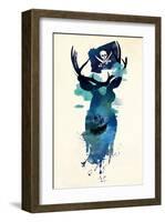 Captain Hook-Robert Farkas-Framed Art Print