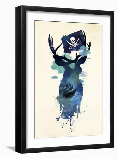 Captain Hook-Robert Farkas-Framed Premium Giclee Print