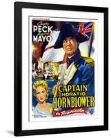 Captain Horatio Hornblower, 1951, "Captain Horatio Hornblower R. N." Directed by Raoul Walsh-null-Framed Giclee Print