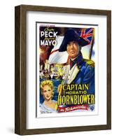 Captain Horatio Hornblower, 1951, "Captain Horatio Hornblower R. N." Directed by Raoul Walsh-null-Framed Giclee Print