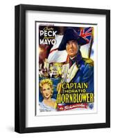 Captain Horatio Hornblower, 1951, "Captain Horatio Hornblower R. N." Directed by Raoul Walsh-null-Framed Giclee Print
