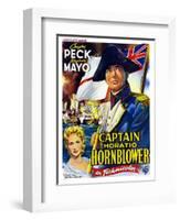 Captain Horatio Hornblower, 1951, "Captain Horatio Hornblower R. N." Directed by Raoul Walsh-null-Framed Giclee Print