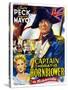 Captain Horatio Hornblower, from Left: Virginia Mayo, Gregory Peck, (Belgian Poster Art), 1951-null-Stretched Canvas