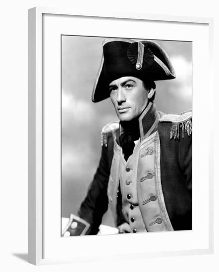 Captain Horatio Hornblower, Gregory Peck, 1951-null-Framed Photo