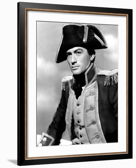 Captain Horatio Hornblower, Gregory Peck, 1951-null-Framed Photo