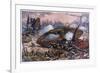 Captain Inglis's Tank-Alfred Pearse-Framed Art Print