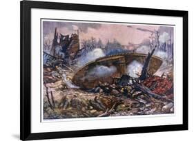 Captain Inglis's Tank-Alfred Pearse-Framed Premium Giclee Print