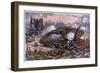 Captain Inglis's Tank-Alfred Pearse-Framed Art Print