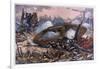 Captain Inglis's Tank-Alfred Pearse-Framed Art Print