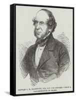 Captain J N Gladstone, Rn, Mp for Devizes-null-Framed Stretched Canvas