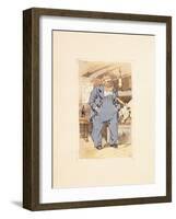 Captain Jack Bunsby, from Dombey and Son-Joseph Clayton Clarke-Framed Giclee Print