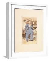 Captain Jack Bunsby, from Dombey and Son-Joseph Clayton Clarke-Framed Giclee Print