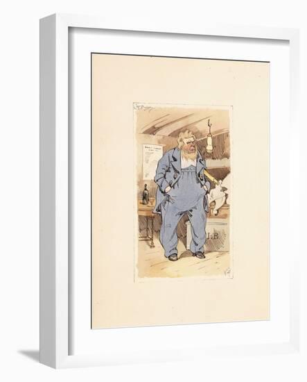 Captain Jack Bunsby, from Dombey and Son-Joseph Clayton Clarke-Framed Giclee Print