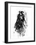 Captain Jack Sparrow Watercolor-Jack Hunter-Framed Art Print