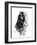 Captain Jack Sparrow Watercolor-Jack Hunter-Framed Art Print