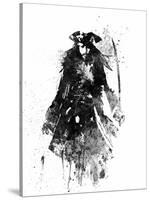 Captain Jack Sparrow Watercolor-Jack Hunter-Stretched Canvas