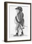 Captain James Burnet-John Kay-Framed Art Print