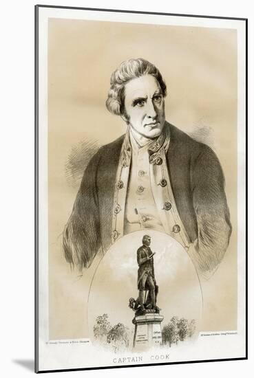 Captain James Cook, 18th Century British Naval Officer and Explorer, 1879-McFarlane and Erskine-Mounted Giclee Print