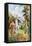 Captain James Cook and Botanist Joseph Banks Examining the Wild Life and Flora in Botany Bay-null-Framed Stretched Canvas