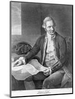 Captain James Cook Engraving after the Painting-Nathaniel Dance-Mounted Giclee Print