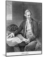 Captain James Cook Engraving after the Painting-Nathaniel Dance-Mounted Giclee Print