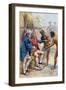 Captain James Cook Received by the Natives of Hawaii-null-Framed Giclee Print