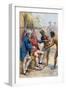 Captain James Cook Received by the Natives of Hawaii-null-Framed Giclee Print