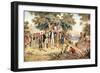 Captain James Cook Taking Possession of New South Wales in the Name of the British Crown, 1770-null-Framed Giclee Print