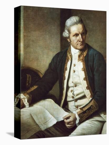 Captain James Cook-Nathaniel Dance-Holland-Stretched Canvas