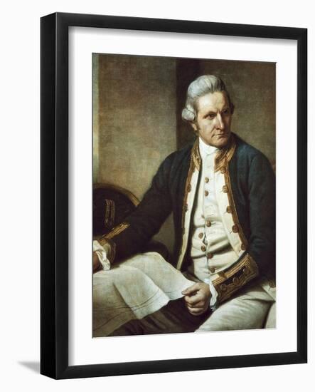 Captain James Cook-Nathaniel Dance-Holland-Framed Art Print