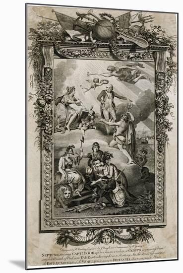 Captain James Cook-J Neagle-Mounted Art Print