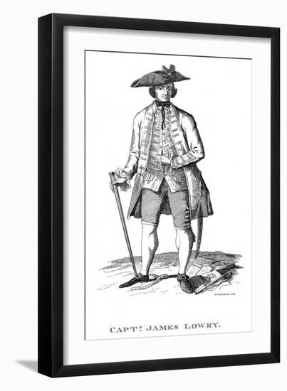 Captain James Lowry-George Cruikshank-Framed Art Print