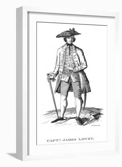 Captain James Lowry-George Cruikshank-Framed Art Print