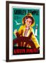 Captain January, (aka Kapten Januari), Shirley Temple on Swedish Poster Art, 1936-null-Framed Art Print