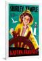 Captain January, (aka Kapten Januari), Shirley Temple on Swedish Poster Art, 1936-null-Framed Art Print