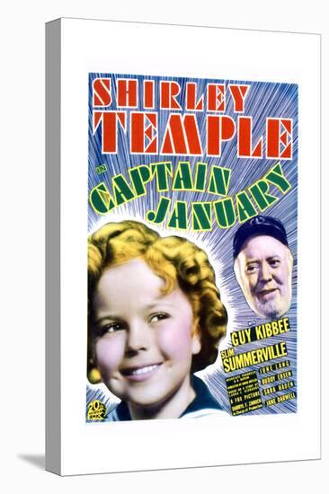 Captain January - Movie Poster Reproduction-null-Stretched Canvas
