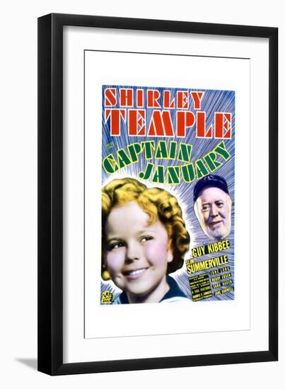 Captain January - Movie Poster Reproduction-null-Framed Premium Giclee Print