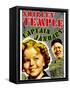 Captain January, Shirley Temple, Guy Kibbee on Midget Window Card, 1936-null-Framed Stretched Canvas