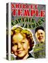 Captain January, Shirley Temple, Guy Kibbee on Midget Window Card, 1936-null-Stretched Canvas