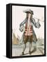 Captain Jean Bart of Dunkerque (Coloured Engraving)-French-Framed Stretched Canvas