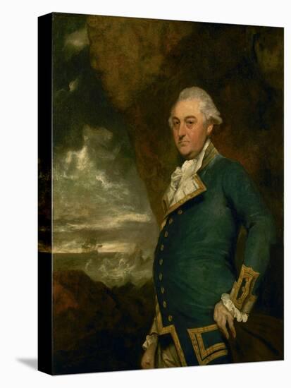 Captain John Gell (1740-1805), 1786 (Oil on Canvas)-Joshua Reynolds-Stretched Canvas